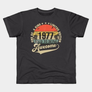 Vintage Year 1977 Kids T-Shirt